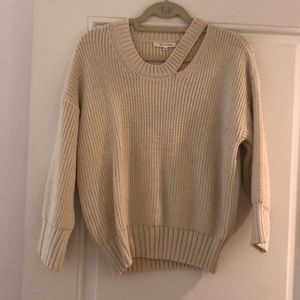 Ellison Cream Cutout Sweater